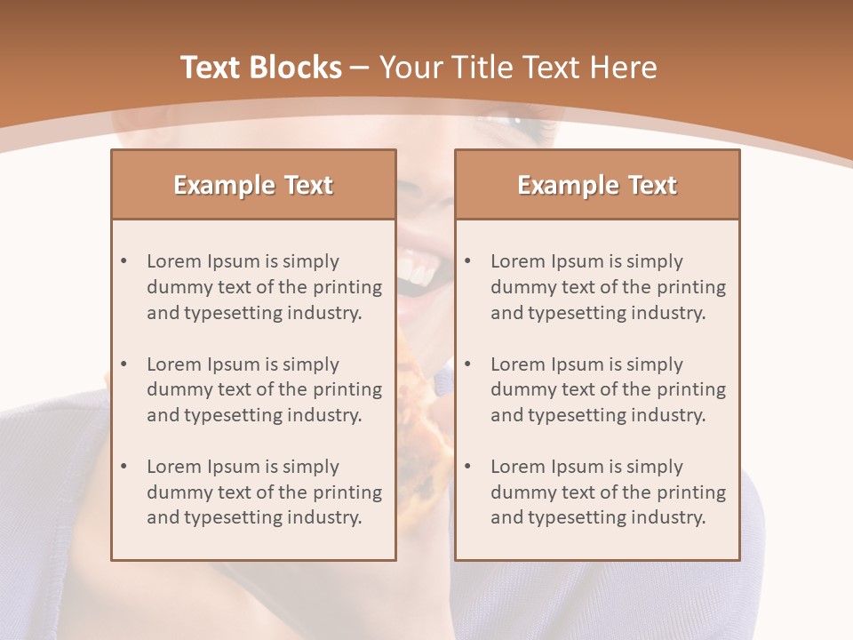 Hair Tomato Food PowerPoint Template