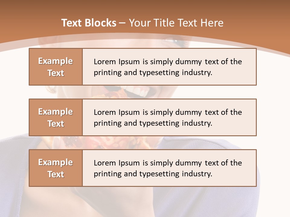 Hair Tomato Food PowerPoint Template
