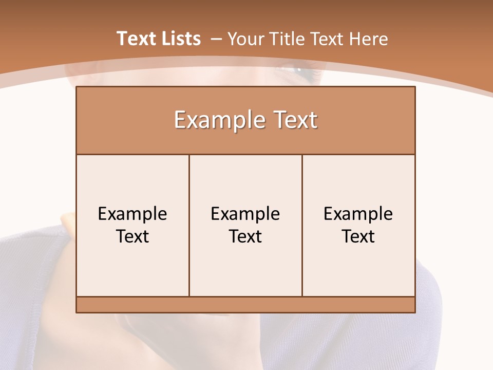 Hair Tomato Food PowerPoint Template