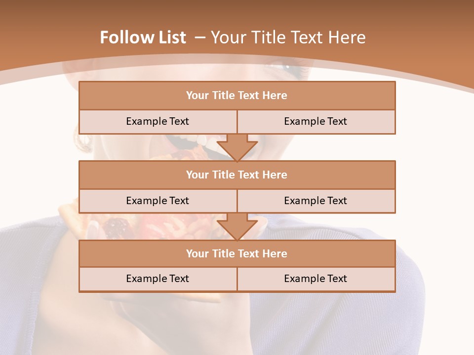 Hair Tomato Food PowerPoint Template