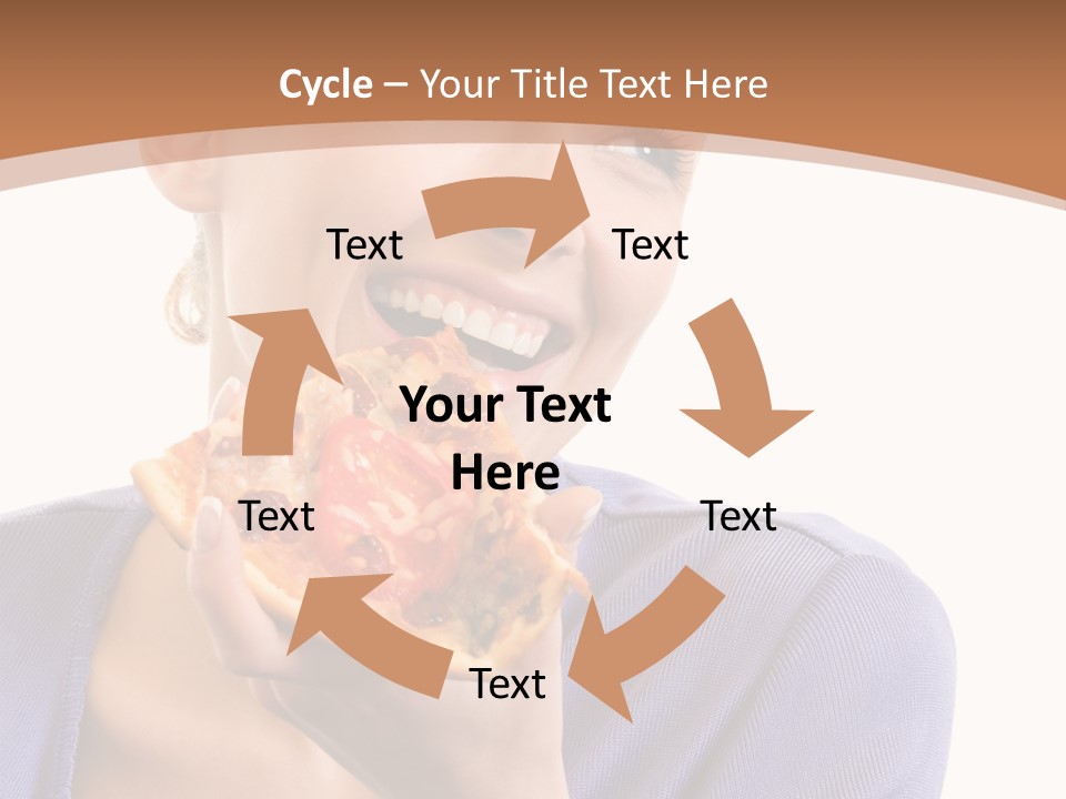 Hair Tomato Food PowerPoint Template