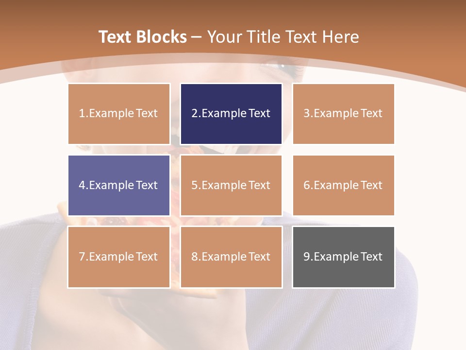 Hair Tomato Food PowerPoint Template