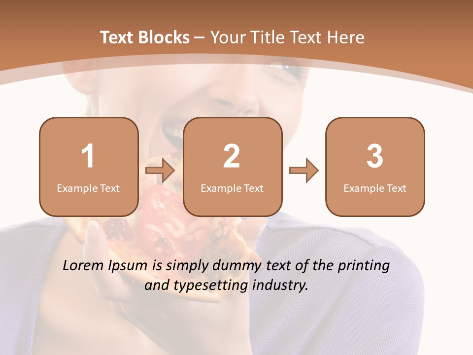 Hair Tomato Food PowerPoint Template