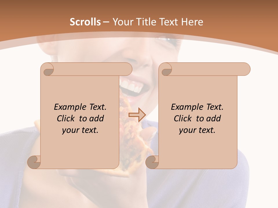 Hair Tomato Food PowerPoint Template