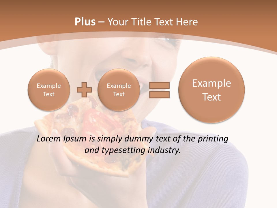 Hair Tomato Food PowerPoint Template