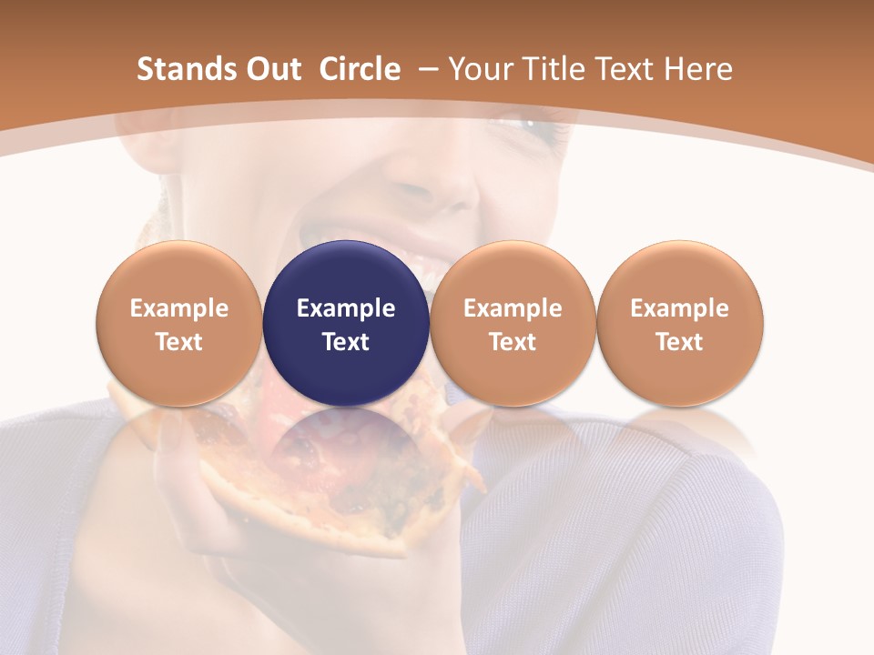 Hair Tomato Food PowerPoint Template