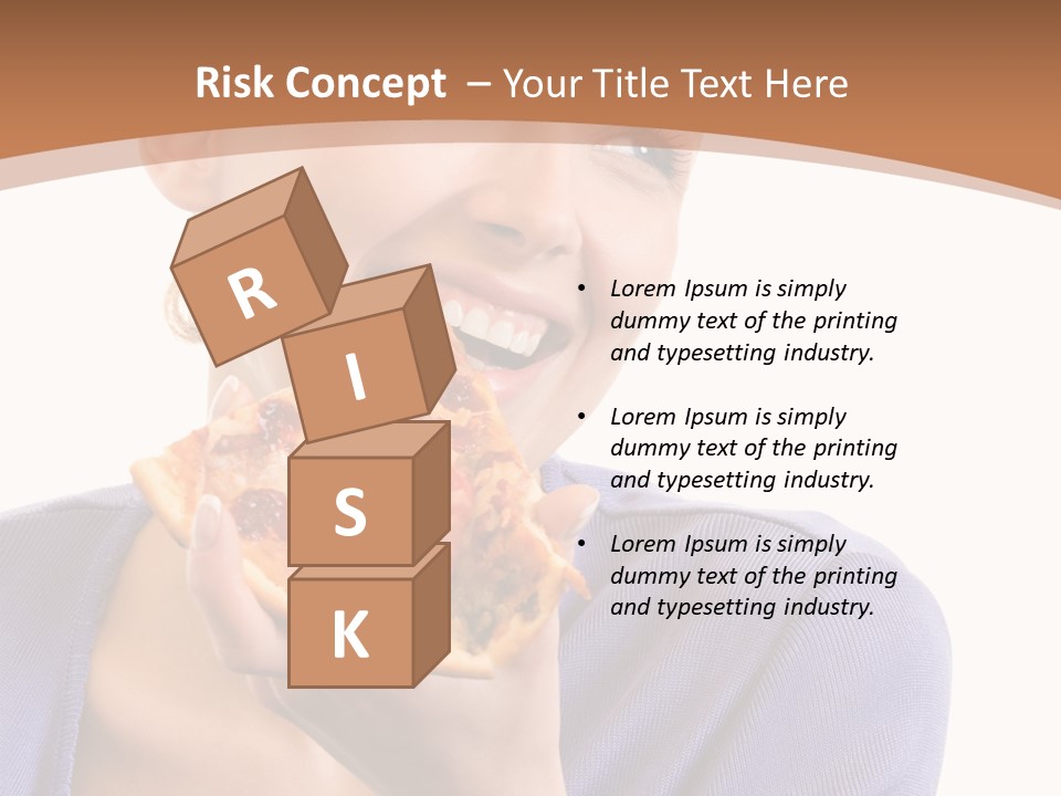 Hair Tomato Food PowerPoint Template