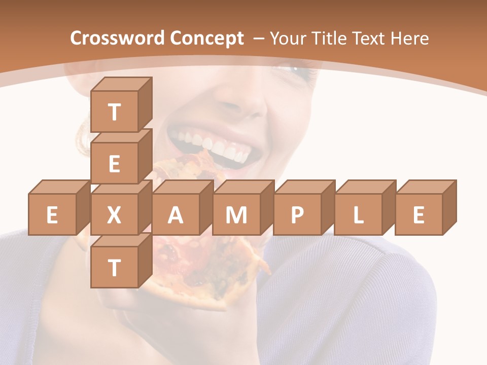 Hair Tomato Food PowerPoint Template