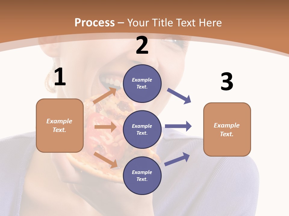 Hair Tomato Food PowerPoint Template
