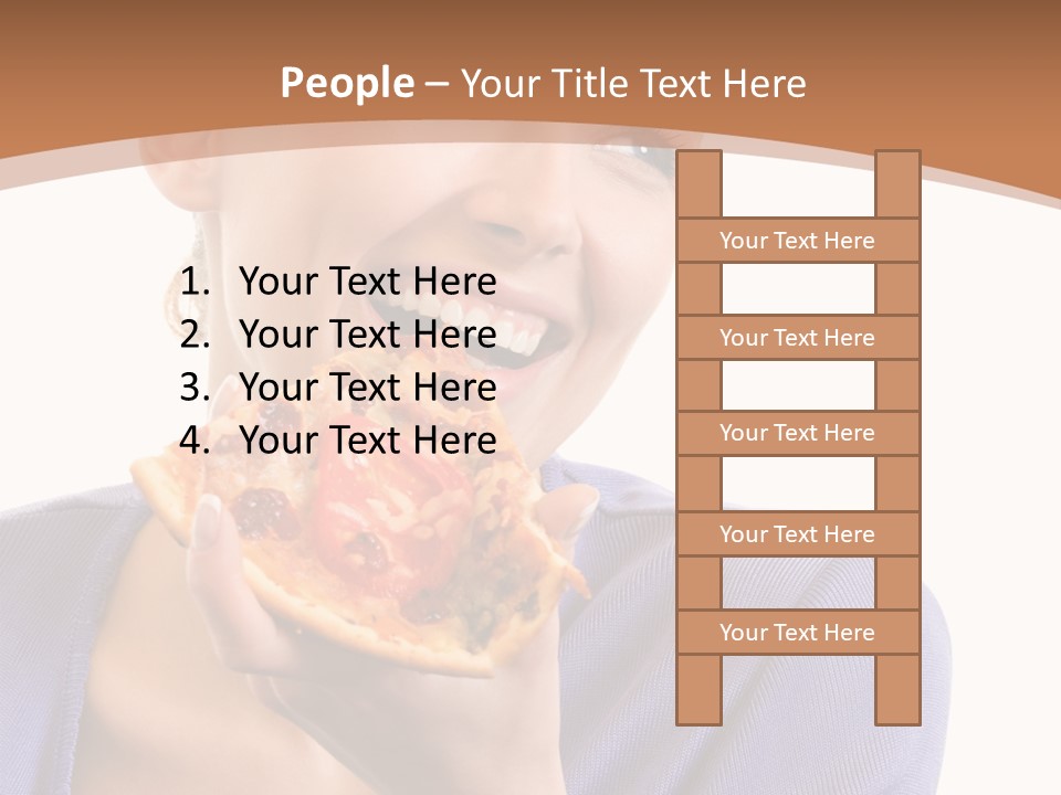 Hair Tomato Food PowerPoint Template