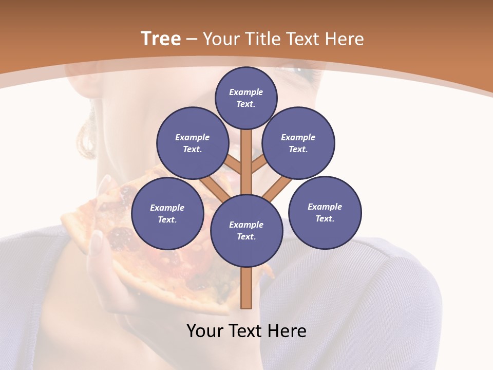 Hair Tomato Food PowerPoint Template