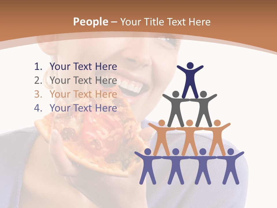 Hair Tomato Food PowerPoint Template