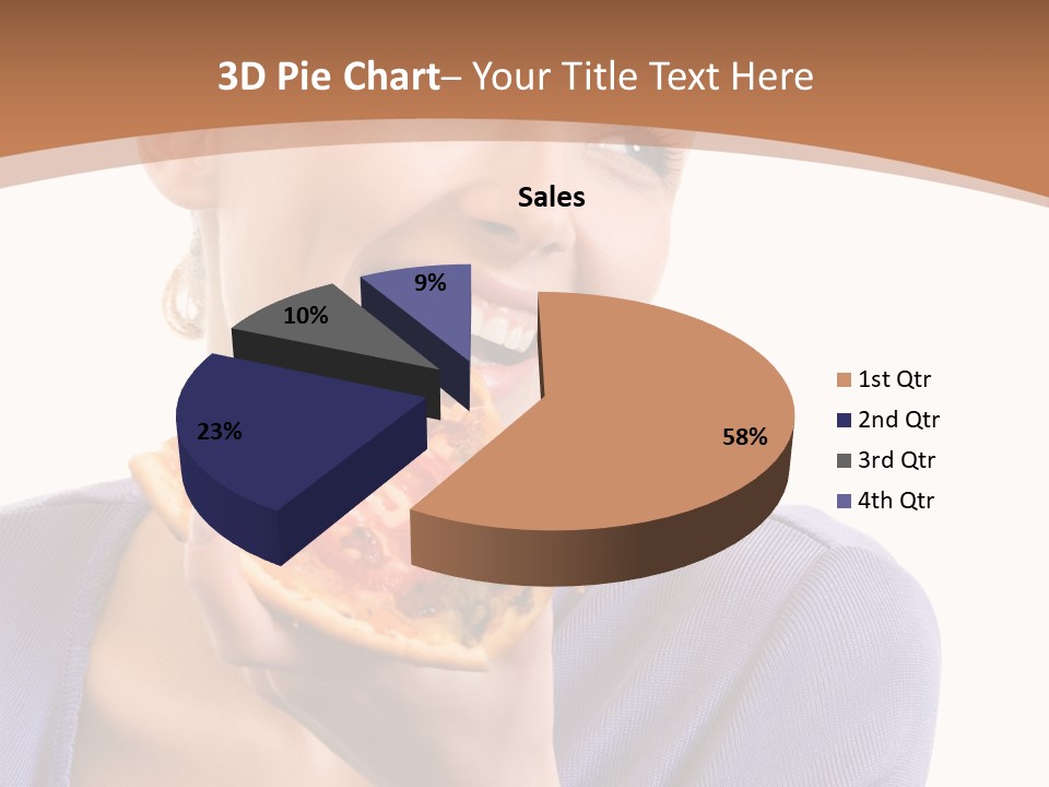 Hair Tomato Food PowerPoint Template