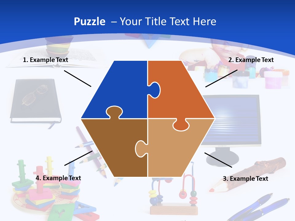 Pencil Notebook Education PowerPoint Template