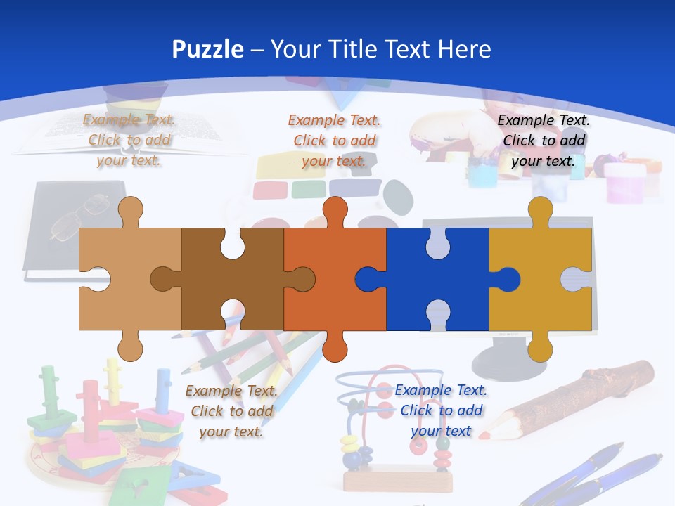 Pencil Notebook Education PowerPoint Template