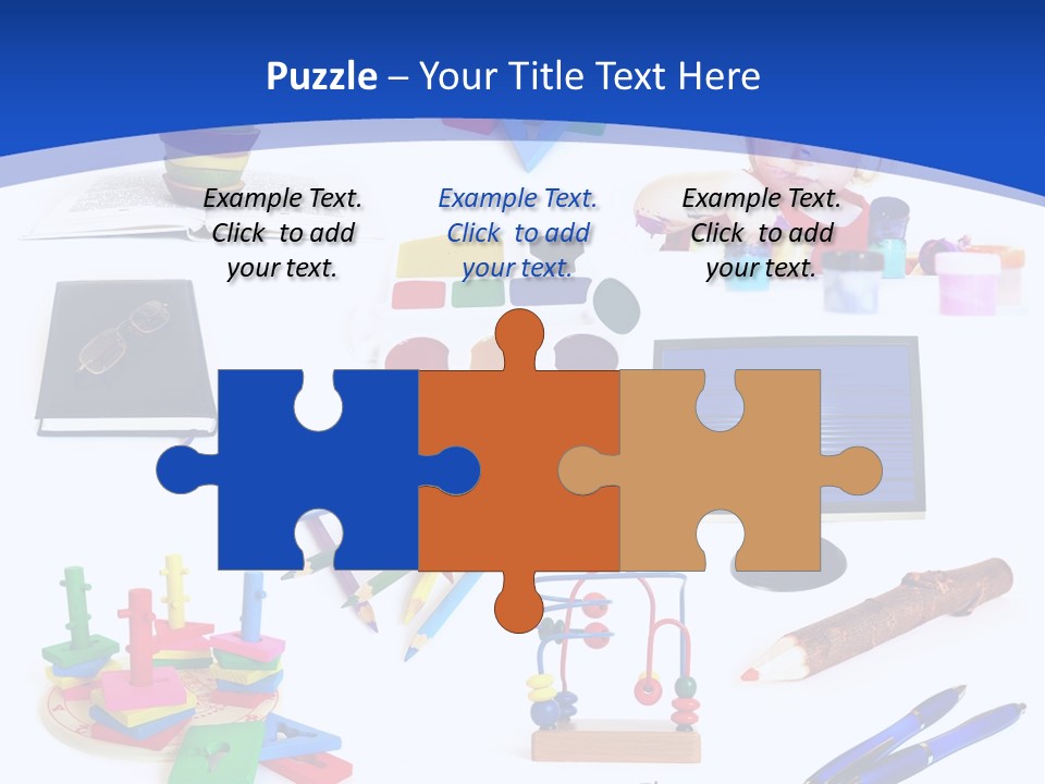 Pencil Notebook Education PowerPoint Template