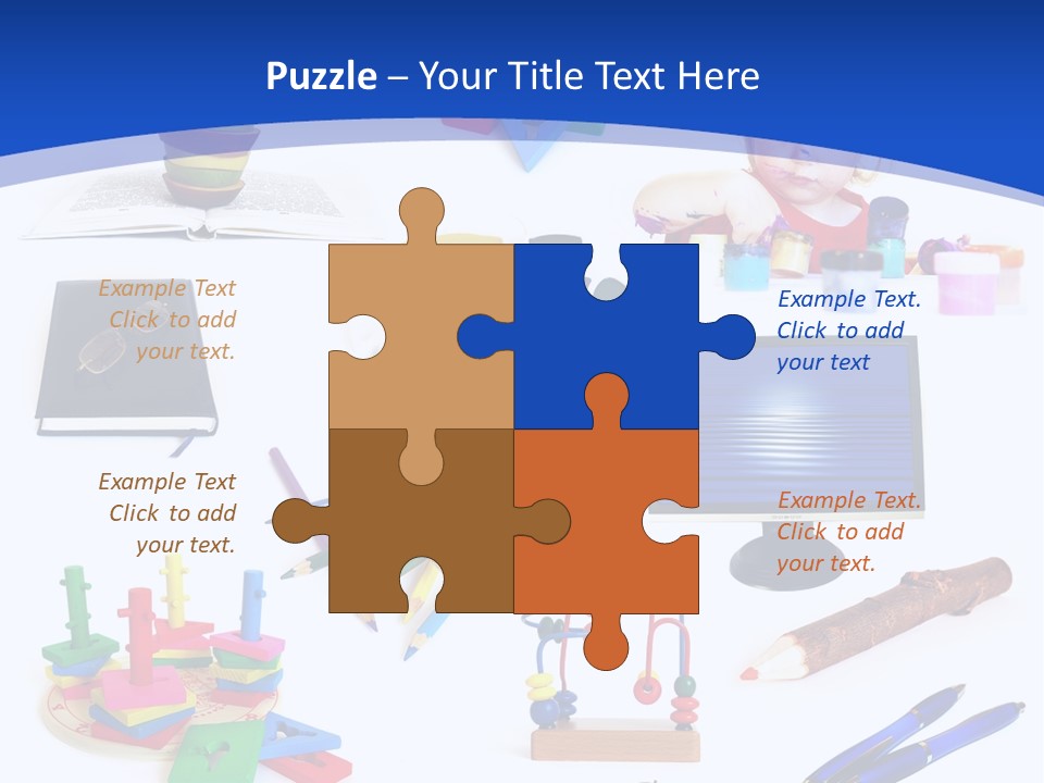 Pencil Notebook Education PowerPoint Template