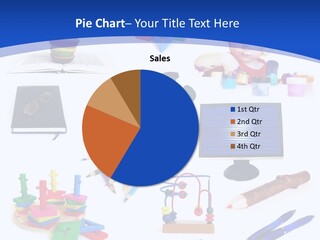 Pencil Notebook Education PowerPoint Template