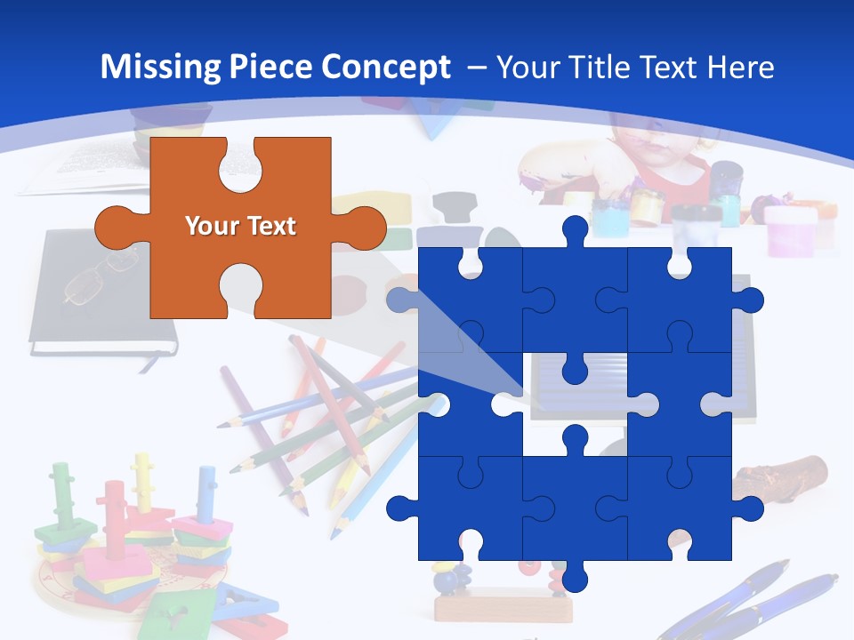 Pencil Notebook Education PowerPoint Template