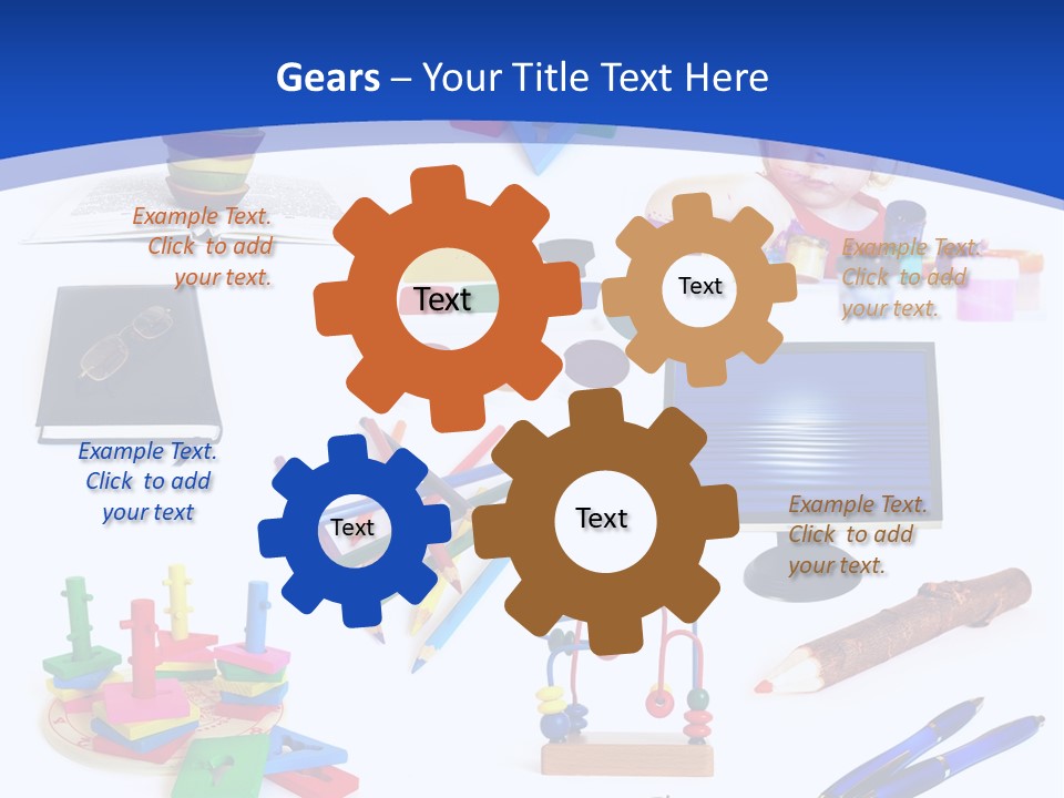 Pencil Notebook Education PowerPoint Template