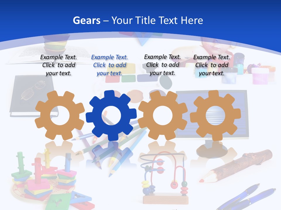 Pencil Notebook Education PowerPoint Template