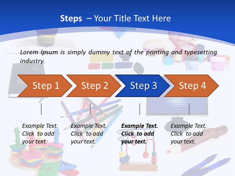 Pencil Notebook Education PowerPoint Template