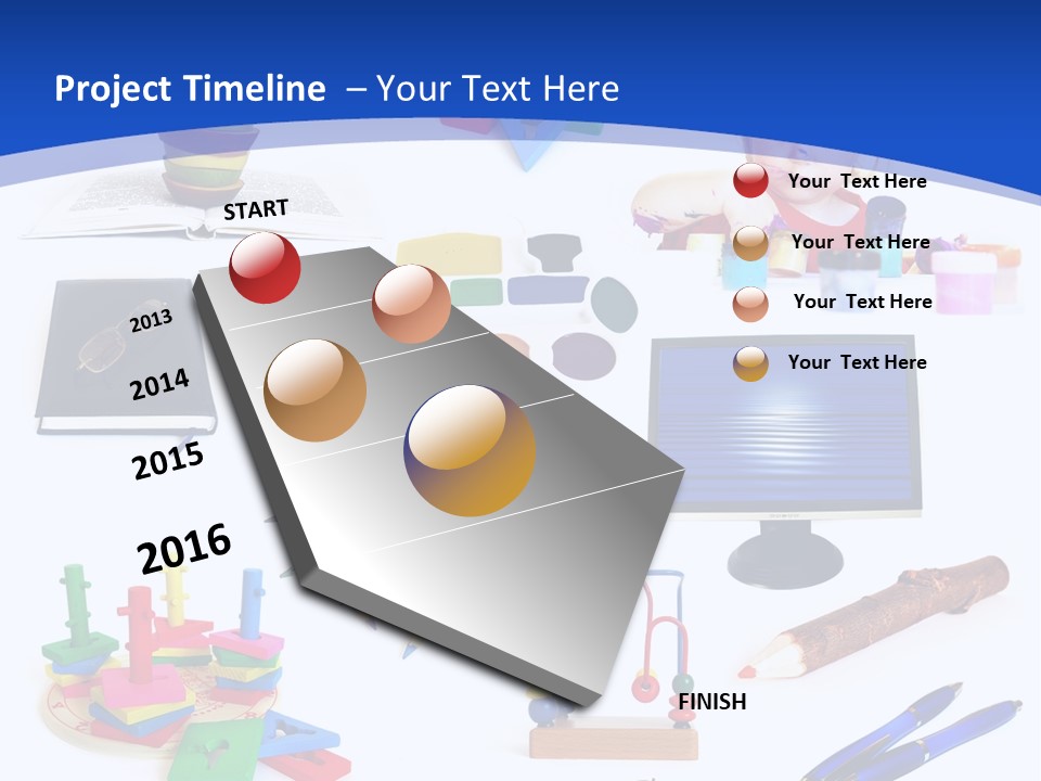 Pencil Notebook Education PowerPoint Template