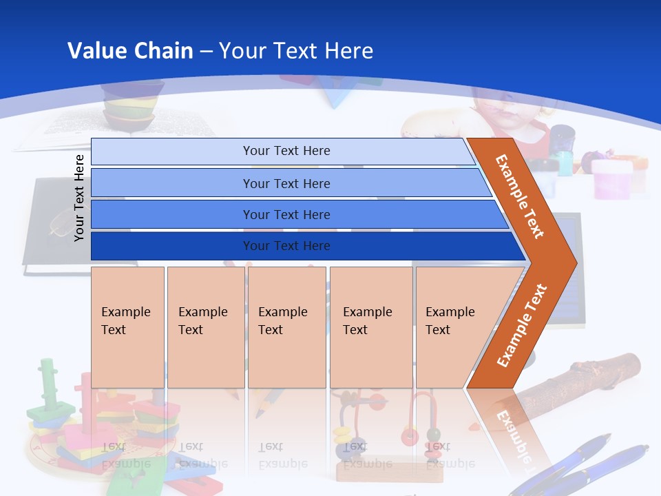 Pencil Notebook Education PowerPoint Template