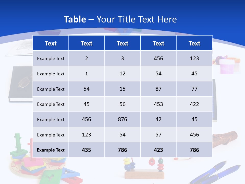 Pencil Notebook Education PowerPoint Template