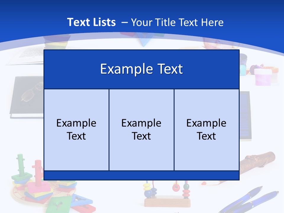 Pencil Notebook Education PowerPoint Template