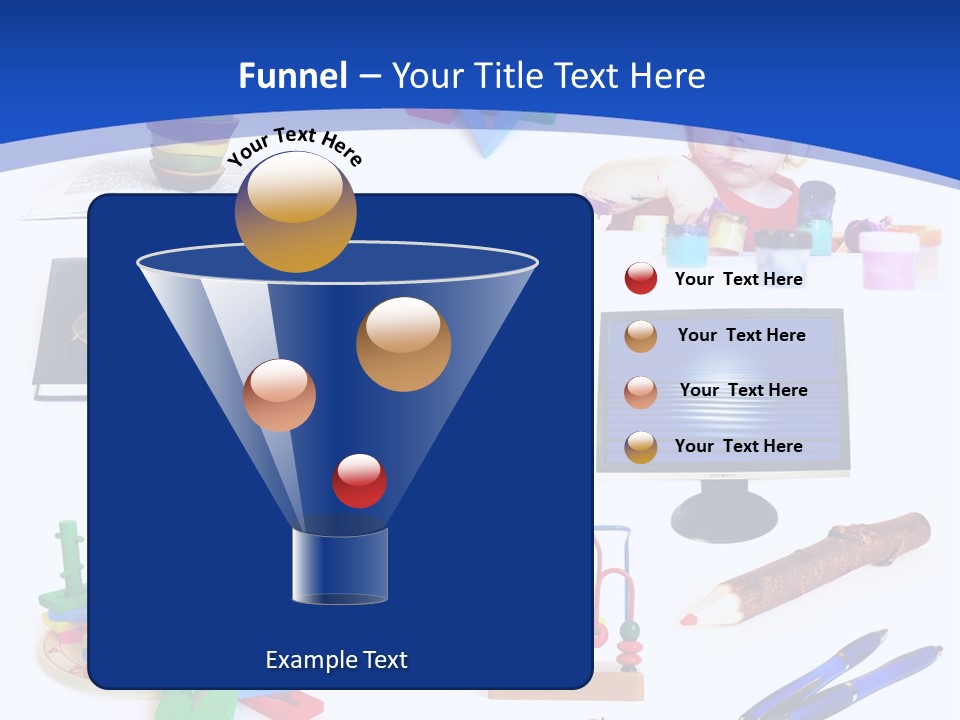Pencil Notebook Education PowerPoint Template