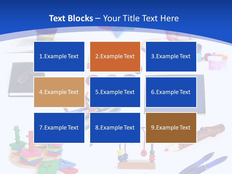 Pencil Notebook Education PowerPoint Template