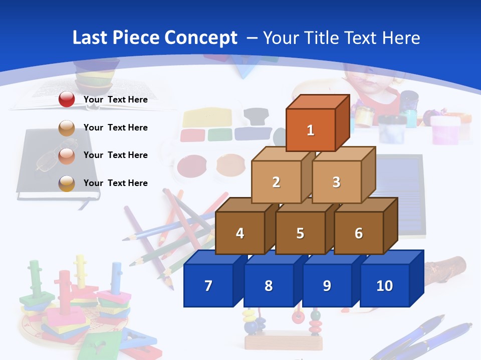 Pencil Notebook Education PowerPoint Template