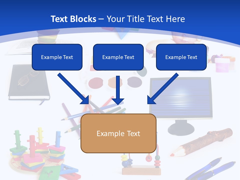 Pencil Notebook Education PowerPoint Template