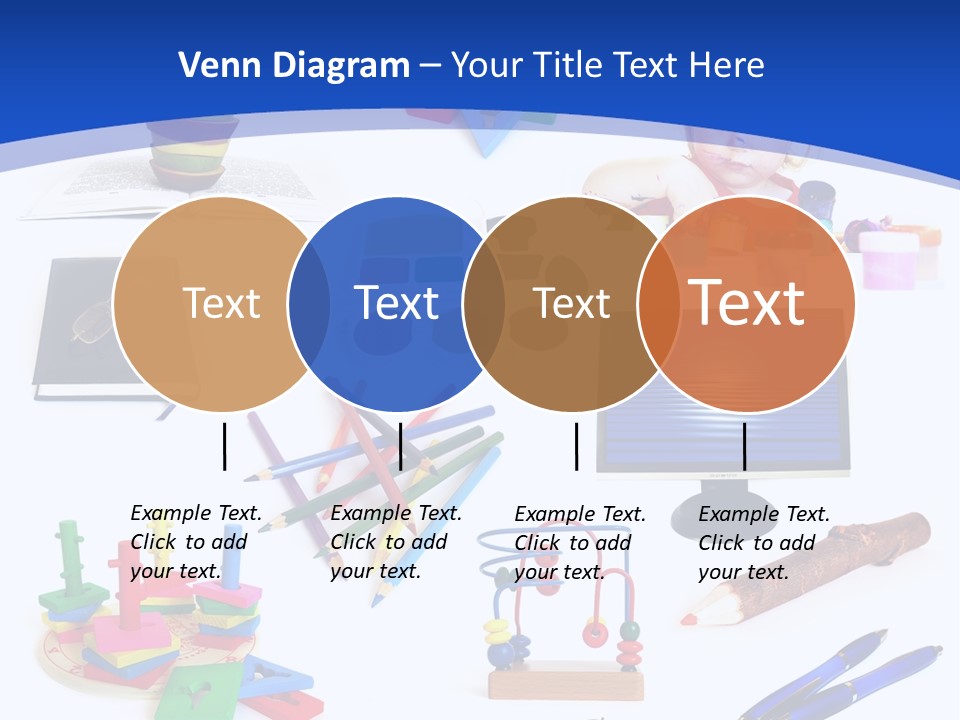Pencil Notebook Education PowerPoint Template