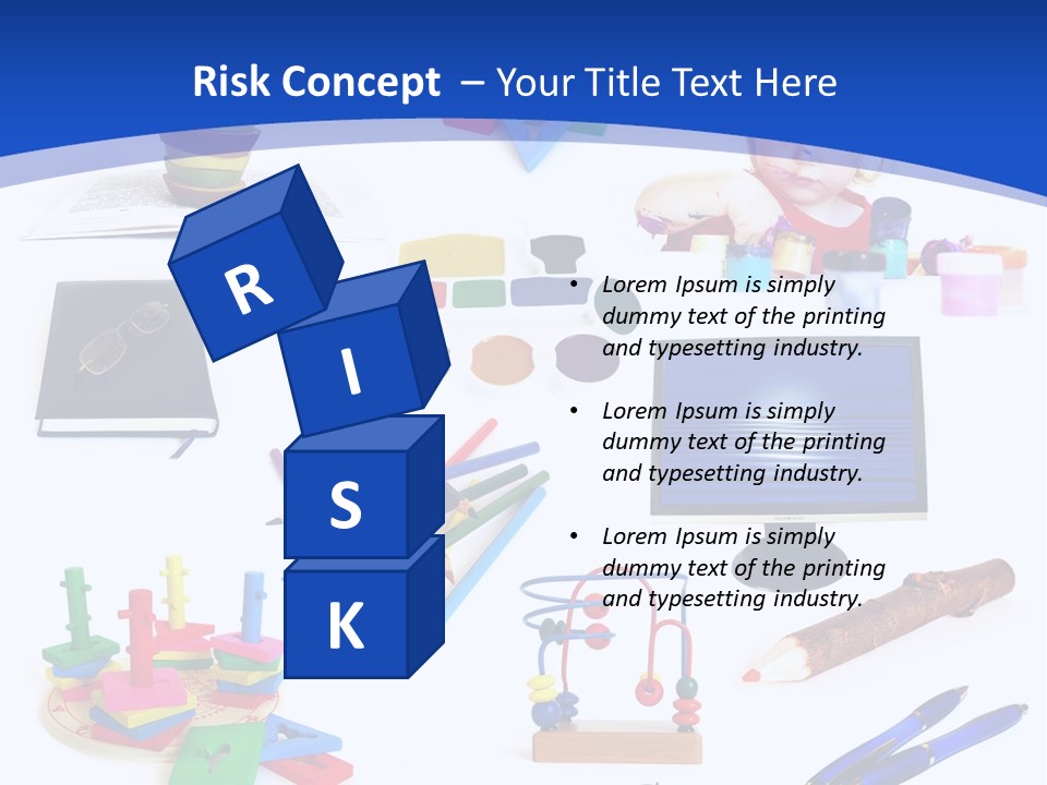 Pencil Notebook Education PowerPoint Template