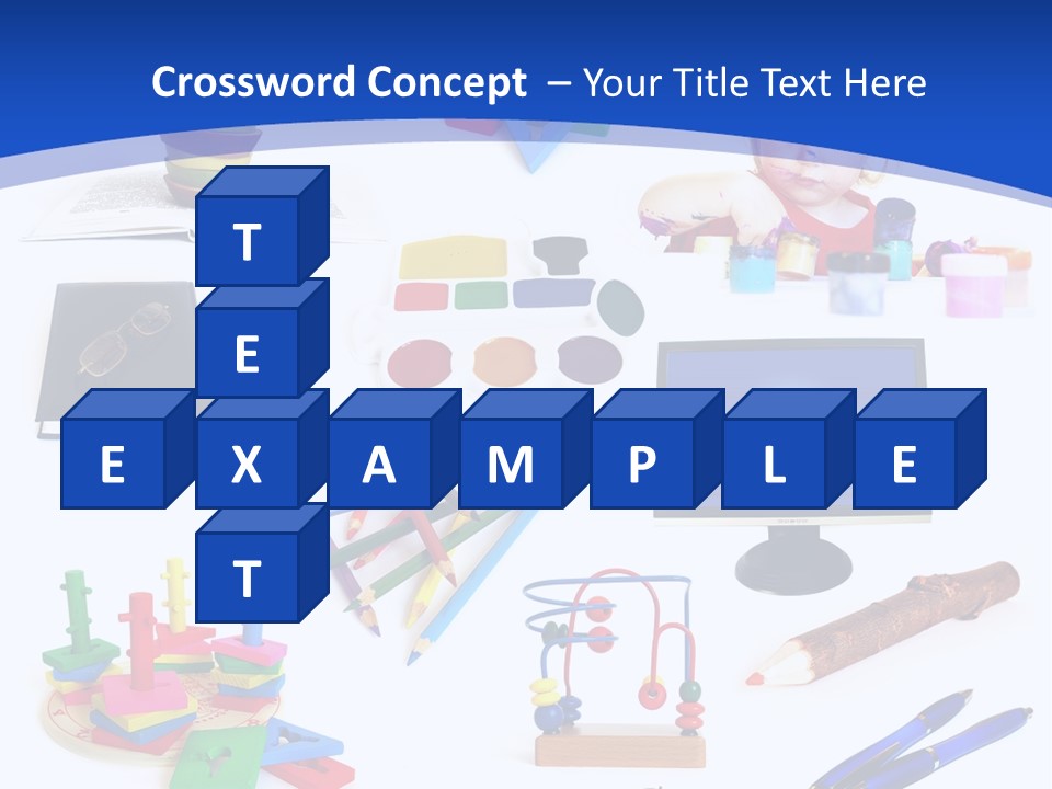 Pencil Notebook Education PowerPoint Template