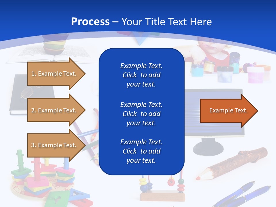 Pencil Notebook Education PowerPoint Template