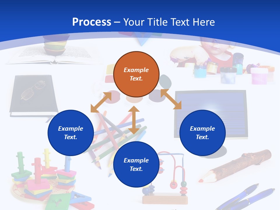 Pencil Notebook Education PowerPoint Template