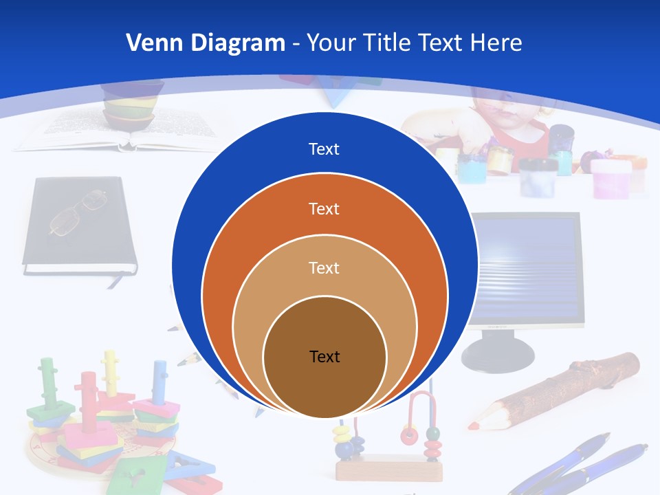 Pencil Notebook Education PowerPoint Template