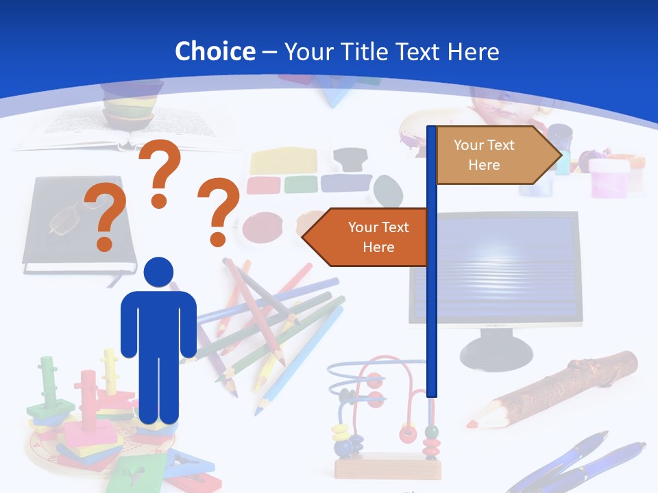 Pencil Notebook Education PowerPoint Template