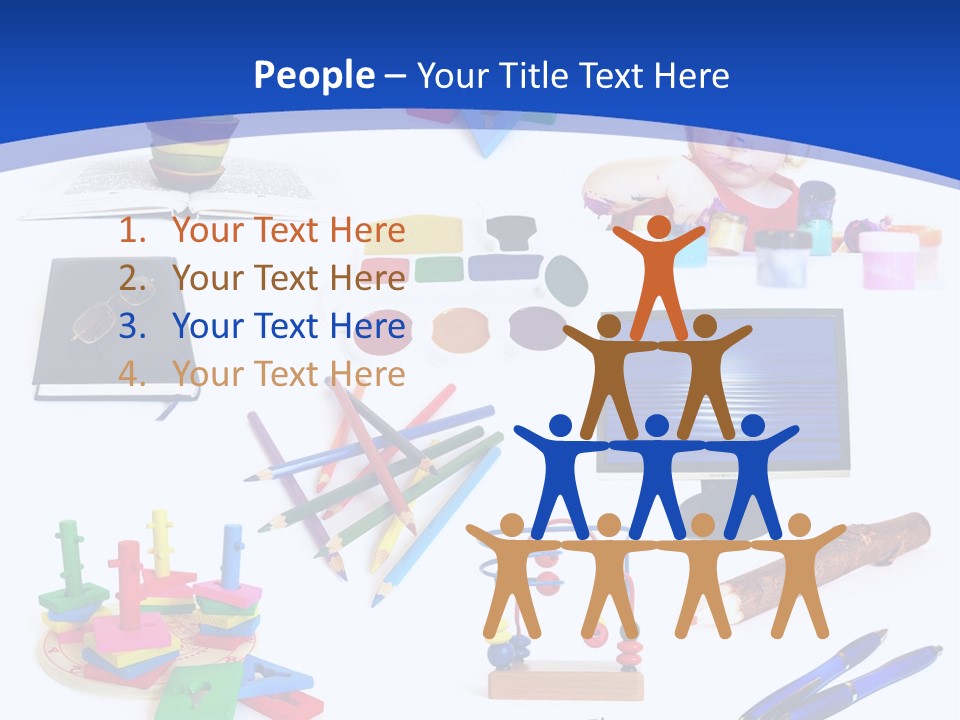 Pencil Notebook Education PowerPoint Template