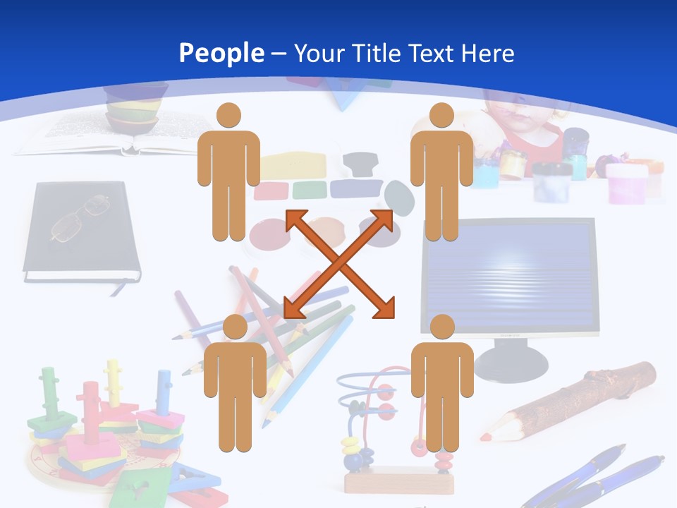 Pencil Notebook Education PowerPoint Template