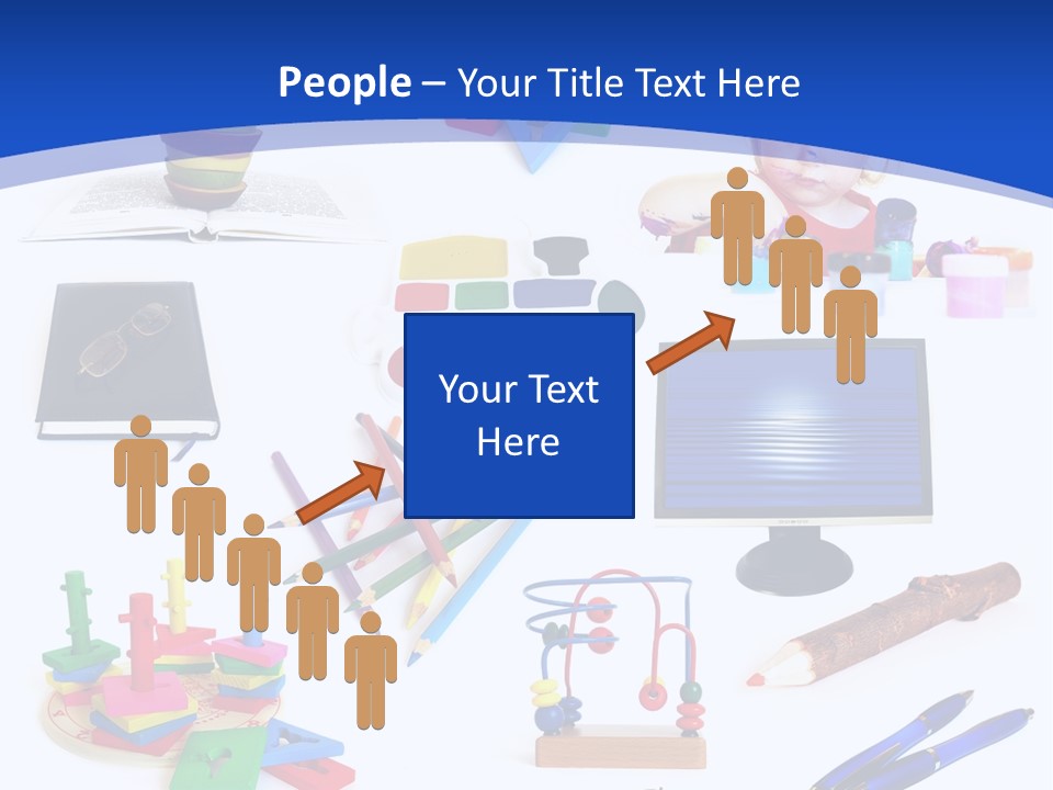 Pencil Notebook Education PowerPoint Template