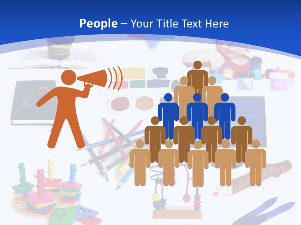 Pencil Notebook Education PowerPoint Template