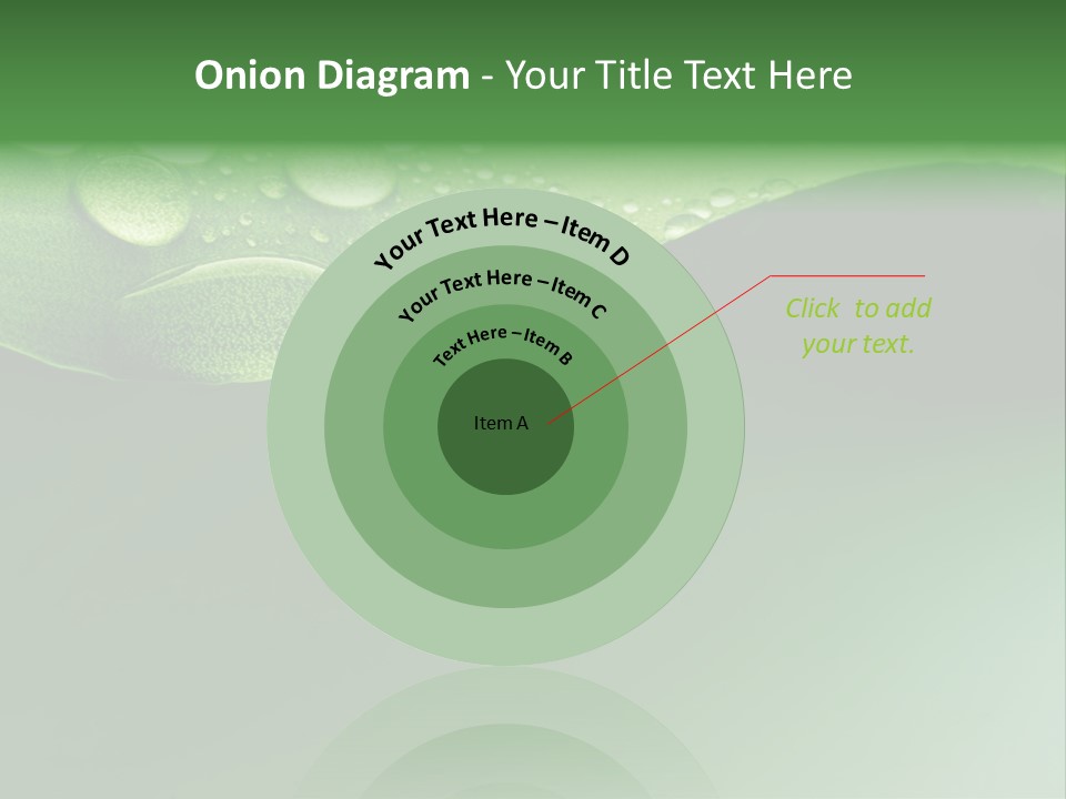 Nature Drops Leaf PowerPoint Template