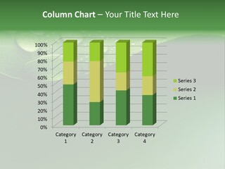 Nature Drops Leaf PowerPoint Template