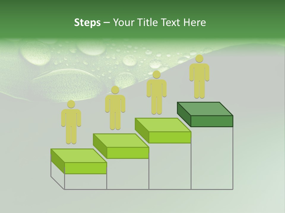 Nature Drops Leaf PowerPoint Template