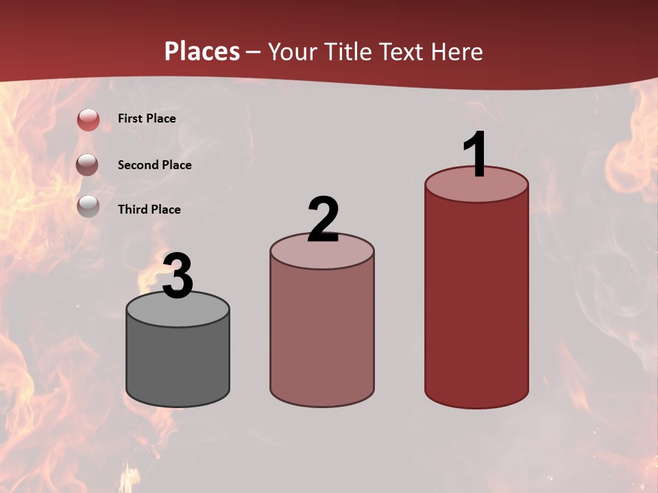 Burnt Border Campfire PowerPoint Template