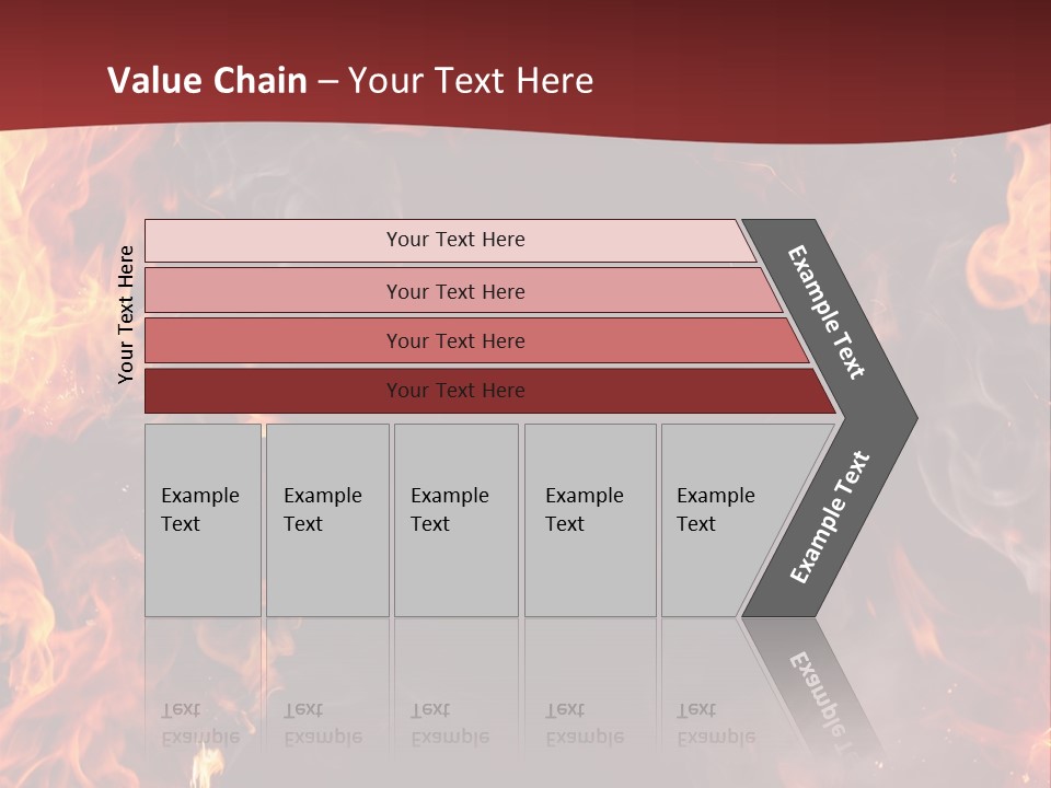 Burnt Border Campfire PowerPoint Template